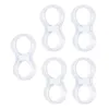 Türstopper Anti-Rutsch Gummi 5er Pack für Türen Wandschutz Produktbild-Vorschau 2