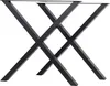 MetaloPro Tischbeine Belaga Lite – 2x Schwarze Metallbeine Produktbild-Vorschau 1