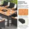 Set da giardino COSTWAY da 9 pezzi in polyrattan, set da Anteprima dell’immagine prodotto 4