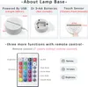 Diagrams and text explaining the features and components of a lamp base. Produktbild-Vorschau