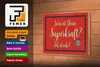 Holzschild Spruch 18x12cm was deine Superkraft ich stricke Produktbild-Vorschau 4