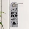 Toiletten Türhänger mit Spruch: Klo ist besetzt oder Klo Produktbild-Vorschau 8