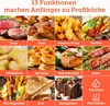 A collage of different food items with German text overlay. Produktbild-Vorschau