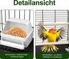 UISEBRT Cage pour oiseaux Cage pour perruches 46x36x62cm - Voir les images du produit 6