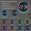 LED Digitale Wanduhr 25,5 cm, Fernbedienung, Digitalwecker, Produktbild-Vorschau 7