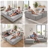 GLP Modulares Ecksofa 256 cm aus Cord, 4-Sitzer mit Produktbild-Vorschau 4