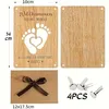 GKA Holz Geld Geschenkkarte zur Geburt Taufe - Willkommen Produktbild-Vorschau 3