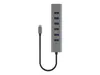 i-tec USB-C/USB-A Charging Metal HUB 7 Port Produktbild-Vorschau 4