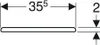 A diagram showing dimensions for a product. Anteprima dell’immagine prodotto