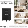 tectake® Rollcontainer Vagur mit 2 Schubladen für Dokumente Produktbild-Vorschau 6