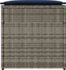 vidaXL Kissenbox mit Speicher Grau 50 x 50 x 50 cm Produktbild-Vorschau 6
