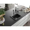 Mexen Milo 1-Becken-Granitspüle mit Mischbatterie Flora, Produktbild-Vorschau 2