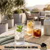 BigDean 6er Set Geriffelte Gläser, Trinkgläser 509 ml, Produktbild-Vorschau 4
