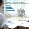 Kleiner Tischventilator für Schlafzimmer, 4000 mAh Akku, Produktbild-Vorschau 5