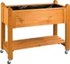 Hochbeet Premium aus Kiefernholz, Honig, 114 x 60 x 84,4 cm Produktbild-Vorschau 3