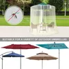 （400*240cm，Braun）Sonnenschirm-Moskitonetz Verstellbares Produktbild-Vorschau 3