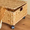 Bloomingville Korb NELAS mit Deckel und Rollen 63x40 cm Produktbild-Vorschau 3