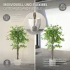 ML-Design Kunstpflanze Ficus 150cm Künstliche Pflanzen groß Produktbild-Vorschau 4
