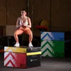 HMS Fitness PYBS01, Plyometrisches Boxset, Schwarz, Blau, Produktbild-Vorschau 3