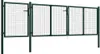 vidaXL Gartentor aus Stahl 400 x 100 cm Grün Produktbild-Vorschau 1