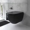 Alpenberger Hänge WC Spülrandlos in Matt Schwarz | Gäste WC Produktbild-Vorschau 4