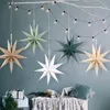 5er Set Papiersterne 30cm Faltstern Weihnachten Dekoration Produktbild-Vorschau 3