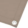 vidaXL Parawan balkonowy Taupe 90x700 cm 100% Podgląd zdjęcia produktu 3