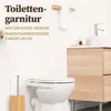 HENNEZ Toilettenbürste Silikon mit Bambus Bürstenhalter - Produktbild-Vorschau 8
