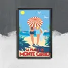 Poster - Canvas - Leinwand - 29,7 cm x 42 cm - Monte Carlo Produktbild-Vorschau 1