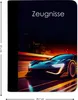 Kinder Zeugnismappe, Zeugnis Ordner A4, Auto dark Produktbild-Vorschau 2