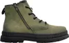 A single green boot with a black sole is shown against a white background. Produktbild-Vorschau
