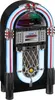 A vintage-style jukebox with colorful lights. Produktbild-Vorschau