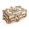 Antik-Schatulle Holzbausatz mit 185 Teilen und Mechanik Produktbild-Vorschau 1