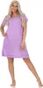 Damen Nachthemd Sleepshirt Nachtwäsche; Flieder/L/40 Produktbild-Vorschau 2