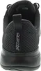 The back view of a black Skechers shoe. Podgląd zdjęcia produktu
