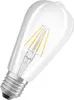 A clear, well-lit studio shot of an LED filament light bulb against a white background. Anteprima dell’immagine prodotto