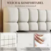 Yaheetech Polsterbett Doppelbett 140x200cm, Bettgestell mit Produktbild-Vorschau 4