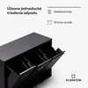 Klarstein Ordnungshüter 3 odpadkový kôš 3 v 1 - 45l Náhľad obrázku produktu 2