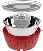 LotusGrill G435 XL G-RO-435P - BBQ-Grill - Kohle - Fire Red Produktbild-Vorschau 3