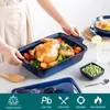 Plat à four en porcelaine, 1 pièce avec couvercle et Voir les images du produit 4