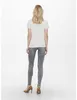 ONLY Einfarbiges T-Shirt mit Brand Herz Basic Kurzarm Produktbild-Vorschau 9