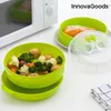 InnovaGoods Doppel Dampfgarer für die Mikrowelle grün Produktbild-Vorschau 9