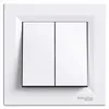 Interruttore doppio a due vie Asfora bianco EPH0600121 Anteprima dell’immagine prodotto 1