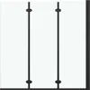 Składany Parawan Nawannowy, 3 Panele, Esg, 130X138 Cm, Podgląd zdjęcia produktu 1