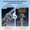 A comparison between two water filtration systems, one electric and one traditional gravity filter. Anteprima dell’immagine prodotto