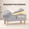 HOMCOM Sitzbank mit Stauraum, Polsterbank 71x37x36 cm mit Produktbild-Vorschau 5