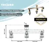 tecuro 3-Wege Verteiler 3/4 Zoll mit 3 x Kugelventil und Produktbild-Vorschau 3