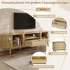 Merax TV-Schrank aus Rattan in Landhausstil, TV Lowboard Produktbild-Vorschau 9
