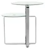 Padiro Beistelltisch rund Ø 59 x 60 cm - Silber - modern, Produktbild-Vorschau 3