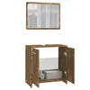 Design Möbel Badmöbel-Set Räuchereiche Holzwerkstoff - 2024 Produktbild-Vorschau 3